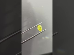 0.83ct Lab Growm Diamond Pear Cut CVD Fancy Yellow VS Loose الماس