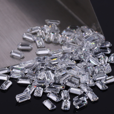 شراء المختبر النضج الماس الملاهي HPHT 1.0 إلى 3.7mm البيضاء الباجيت شكل DEF اللون VVS وضوح online manufacture