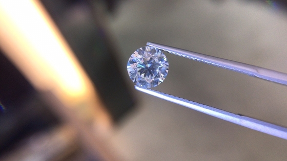 شراء 1.05CT D VVS2 HPHT الماس المستدير المزروع في المختبر لصنع المجوهرات online manufacture