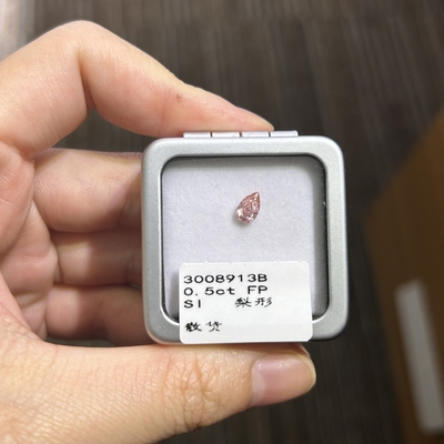 شراء 0.5ct VS1 وضوح اللون الوردي الخفيف المختبر نمت الماس الكمثرى قطع online manufacture