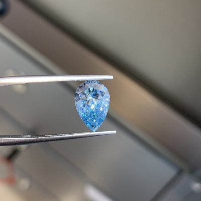 شراء فانسي فايفيد زرقاء VS2 2EX N IGI بير شكل الماس المختبر 2.11ct online manufacture