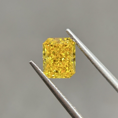 شراء 1.27ct VS1 2EX N IGI الأصفر المختبر النمو الماس مشع قطع HPHT online manufacture