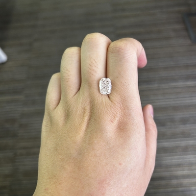 3.15CT VS1 H الماس المزدوج المقطوع في المختبر