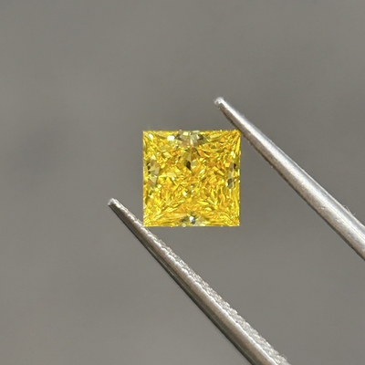 1.15ct الماس المزروع في المختبر الزهري الأميرة المقطوعة الماس CVD VVS2 2EX