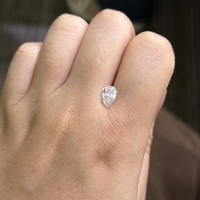 1.03 قيراط E VS1 EX VG CVD Pear Shaped Lab Diamond Synthetic (الماس الصناعي)