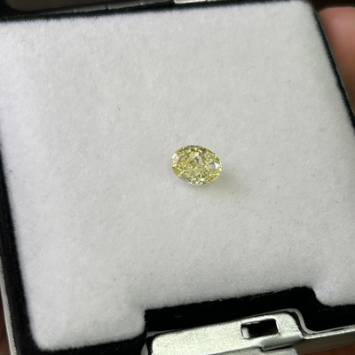 0.8ct المختبر النمو الماس CVD VS Hpht فانسي الصفراء الكمثرى قطع
