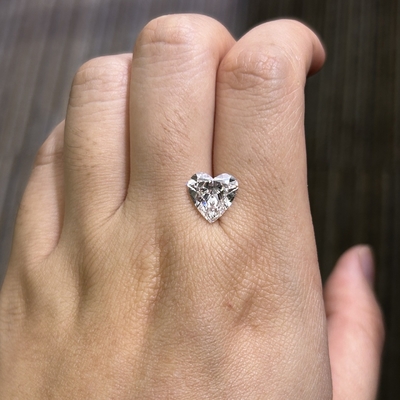 3.39ct VS1 F الماس الاصطناعي الماس المختبر القلب الرائعة