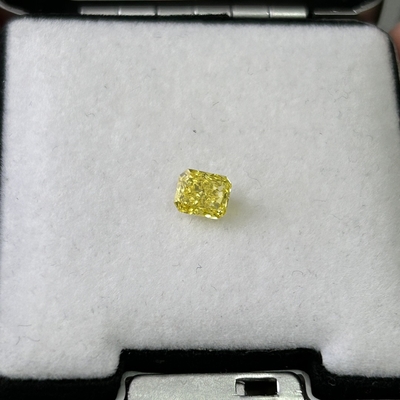 1.03ct VS2 المختبر نمت الماس الصفراء الفاخرة للمجوهرات DIY